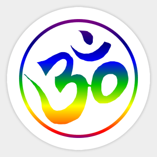 Sacred Spiritual Awakening Om Symbol Sticker